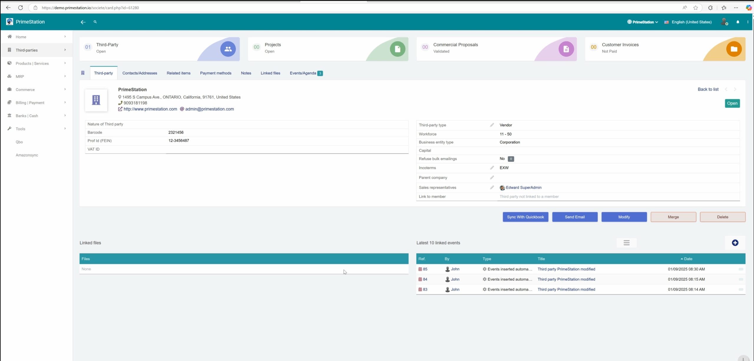 Setting Up Your ERP Software: Company Information