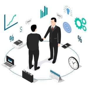 Vendor relationship management system dashboard showing compliance and performance metrics